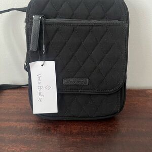 Vera Bradley Black Quilted Crossbody Bag